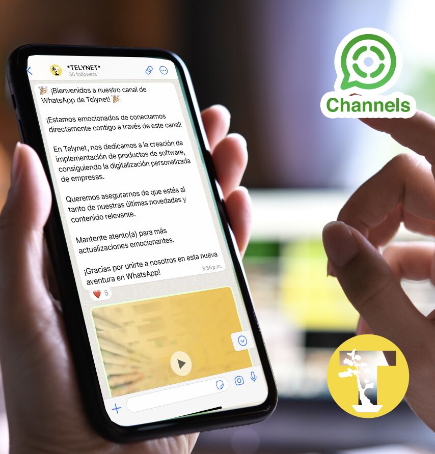 Canal de Difusión de Telynet en WhatsApp