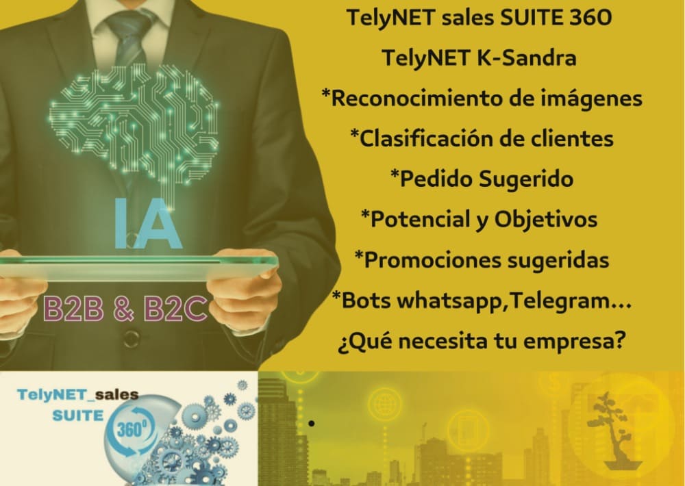 Las Tecnologías que más utiliza TelyNET es la Inteligencia Artificial (IA)